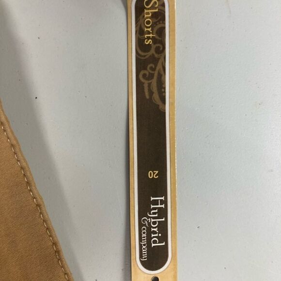 HYBRID & CO.Women’s Tan/Orange Jean Shorts,Sz 20,Cotton,Polyester, spandex blend - Picture 4 of 13